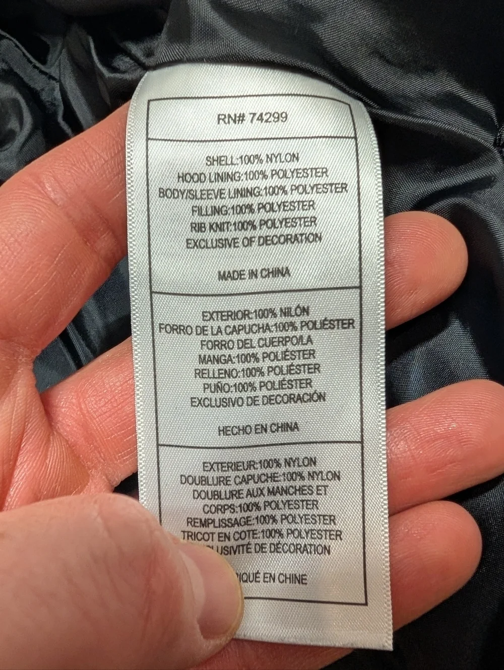 Canada Weathergear listed stains check